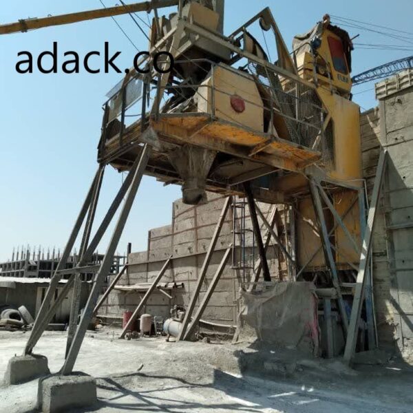 فروش دستگاه بچینگ ( بتن آماده ) دراگلاین یک متری دست دوم