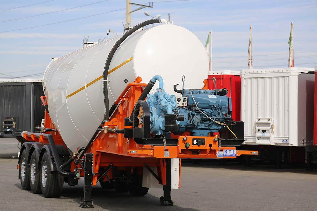 تریلی بونکر حمل سیمان سه محور - Image 3