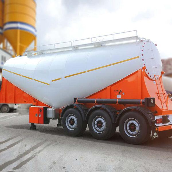 تریلی بونکر حمل سیمان سه محور