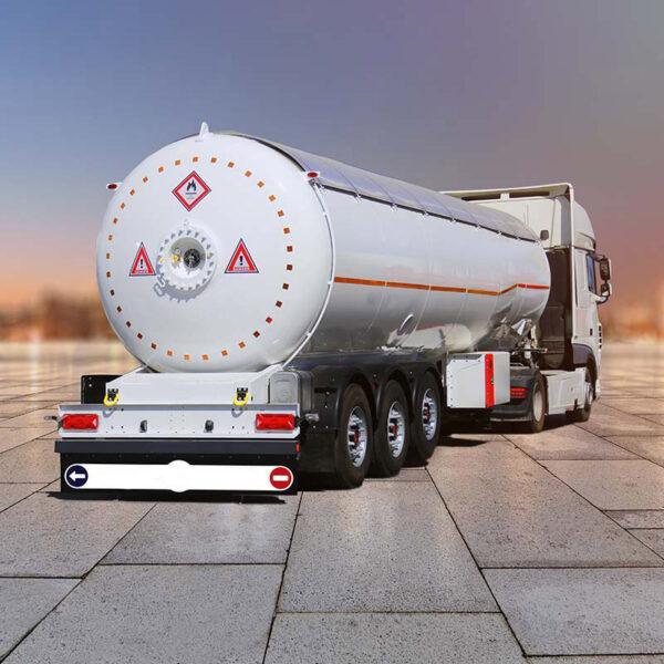 تریلی تانکر ال پی جی استوانه ای